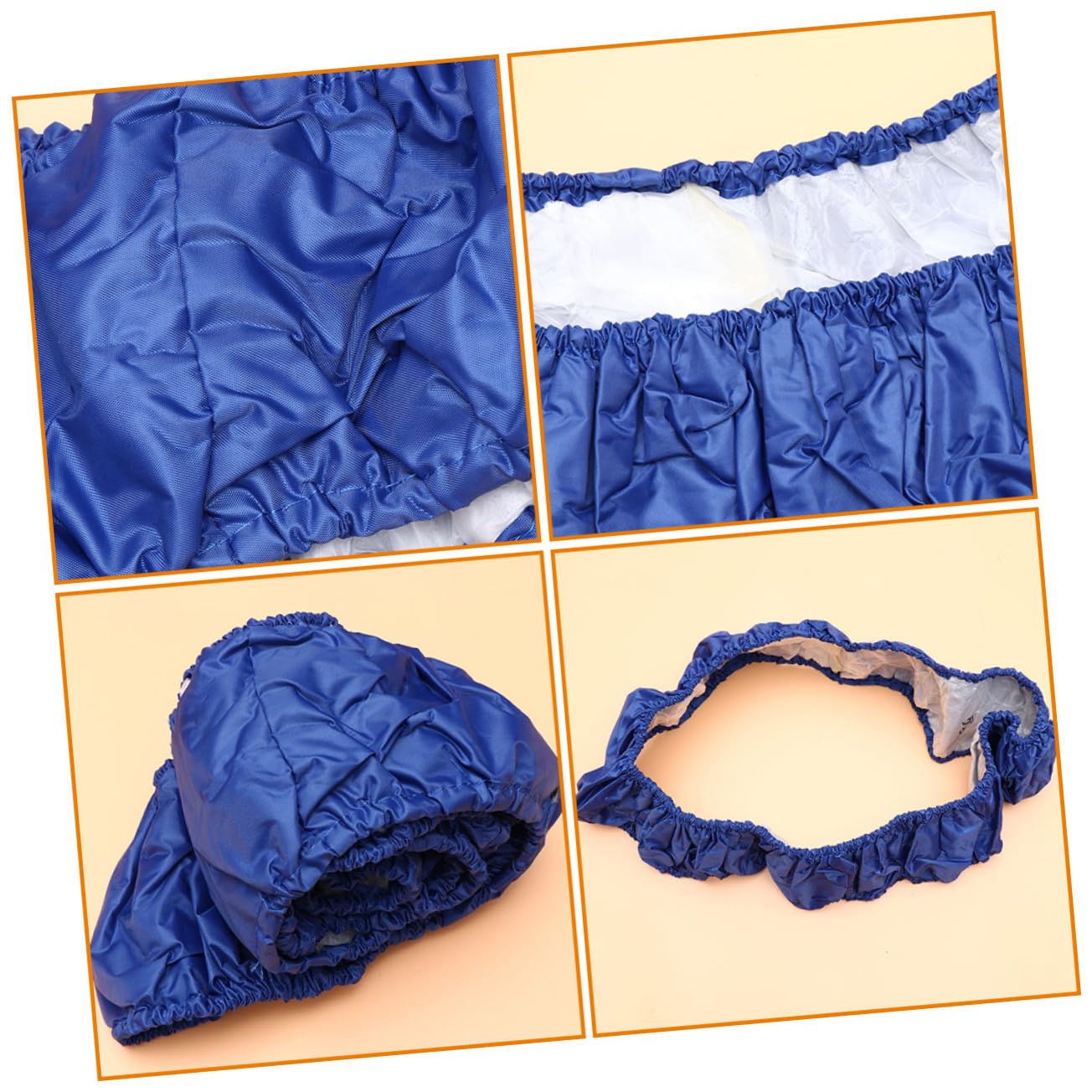 Mikikit Trampoline Safety Cover Pad Round Sponge Surround Pad for Enhanced Protection Durable Weather Resistant Trampoline Accessory for Safety