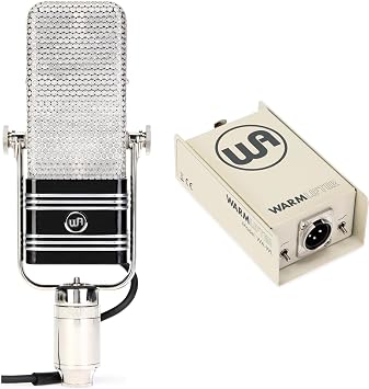 ميكروفون GearNuts Warm Audio WA-44 Studio Rib مع مضخم صوت رافع