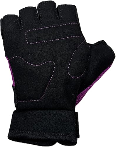 Miniatura 4 de Guantes infantiles para ciclismo, scootering y diversión en el patio de recreo Guantes de bicicleta acolchados de medio dedo para niños y niñas de