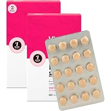 Womens Hair Growth Supplement Pack of 2 - 120 Capsules - for Thicker - Fuller Hair - Nourishes Thinning Hair & Reduces Shedding 2 Month Supply