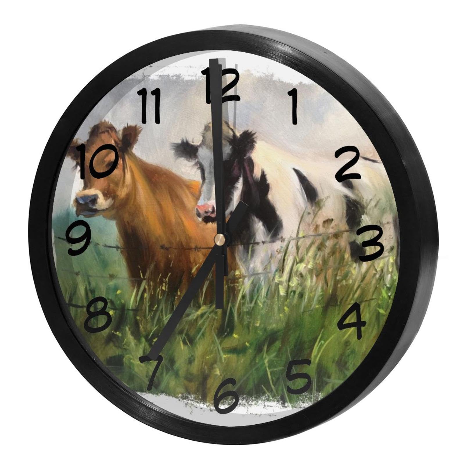 Horloge murale à quartz silencieuse pour école et bureau lisible et précise