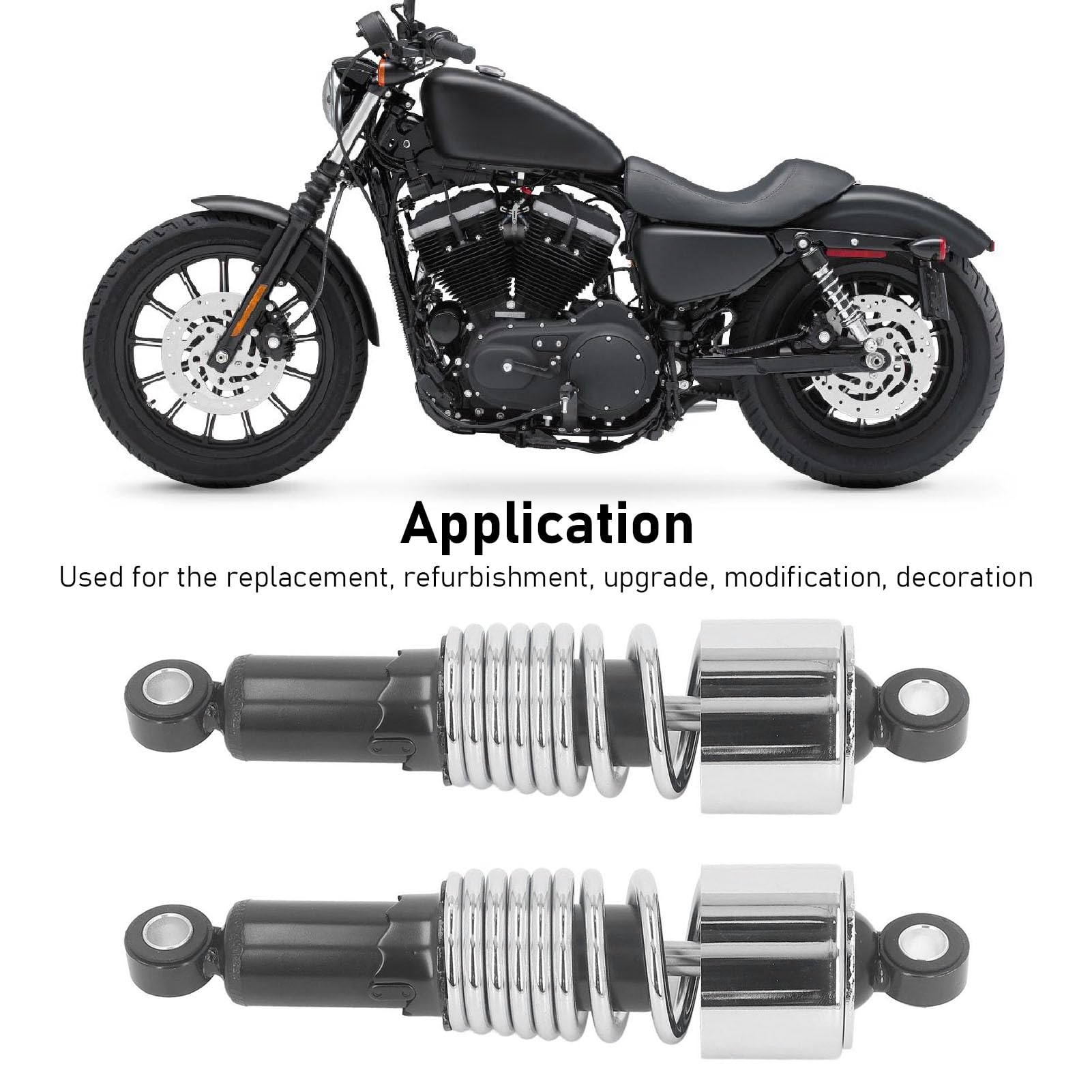 Ausla Amortyzator 260 Mm, Stal o Wysokiej Wytrzymałości, Regulowane Napięcie Wstępne, Zwiększony Komfort w Modelach Touring FLT FLHT