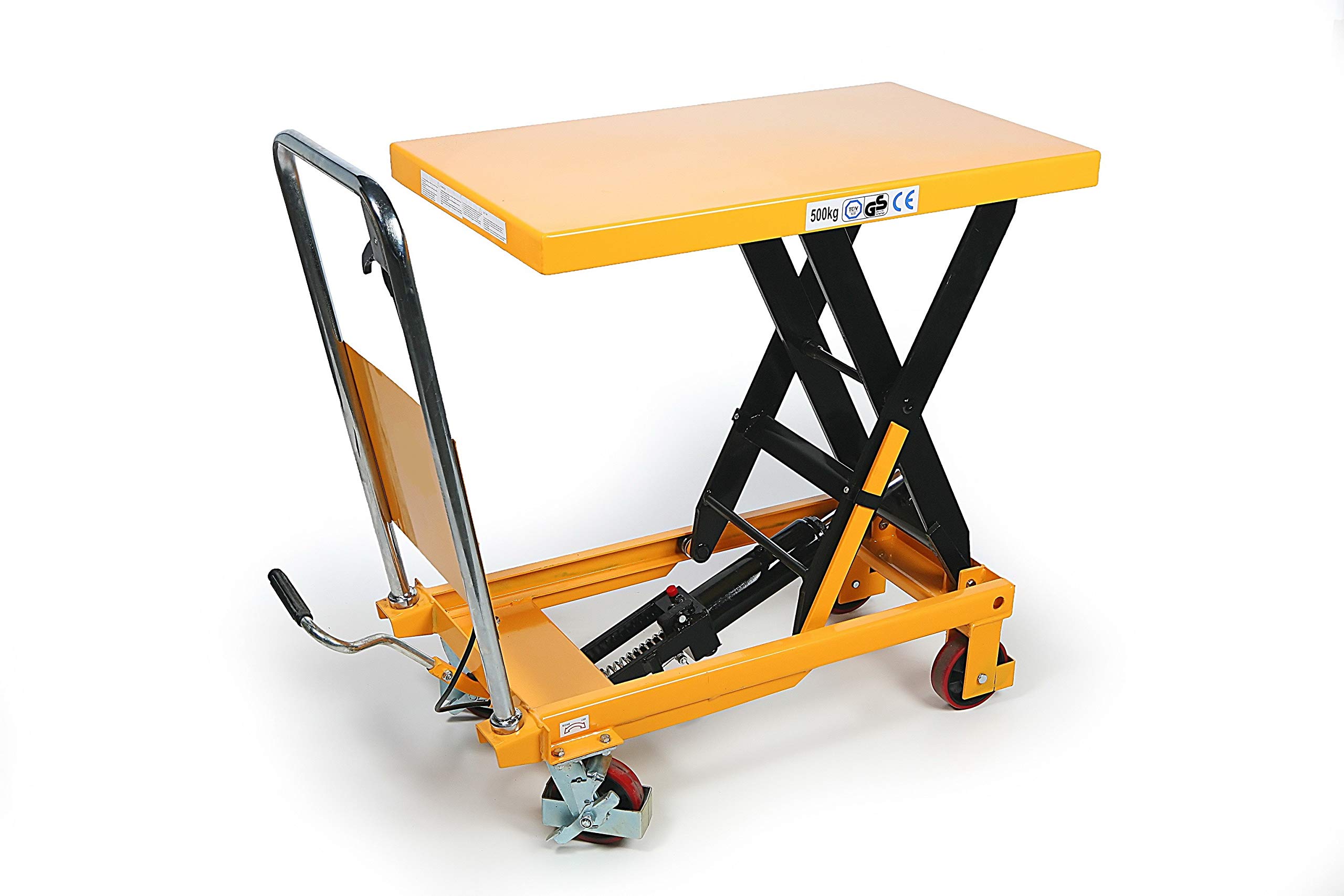 MESA ELEVADORA HIDRAULICA PARA TALLER, 500 KILOS
