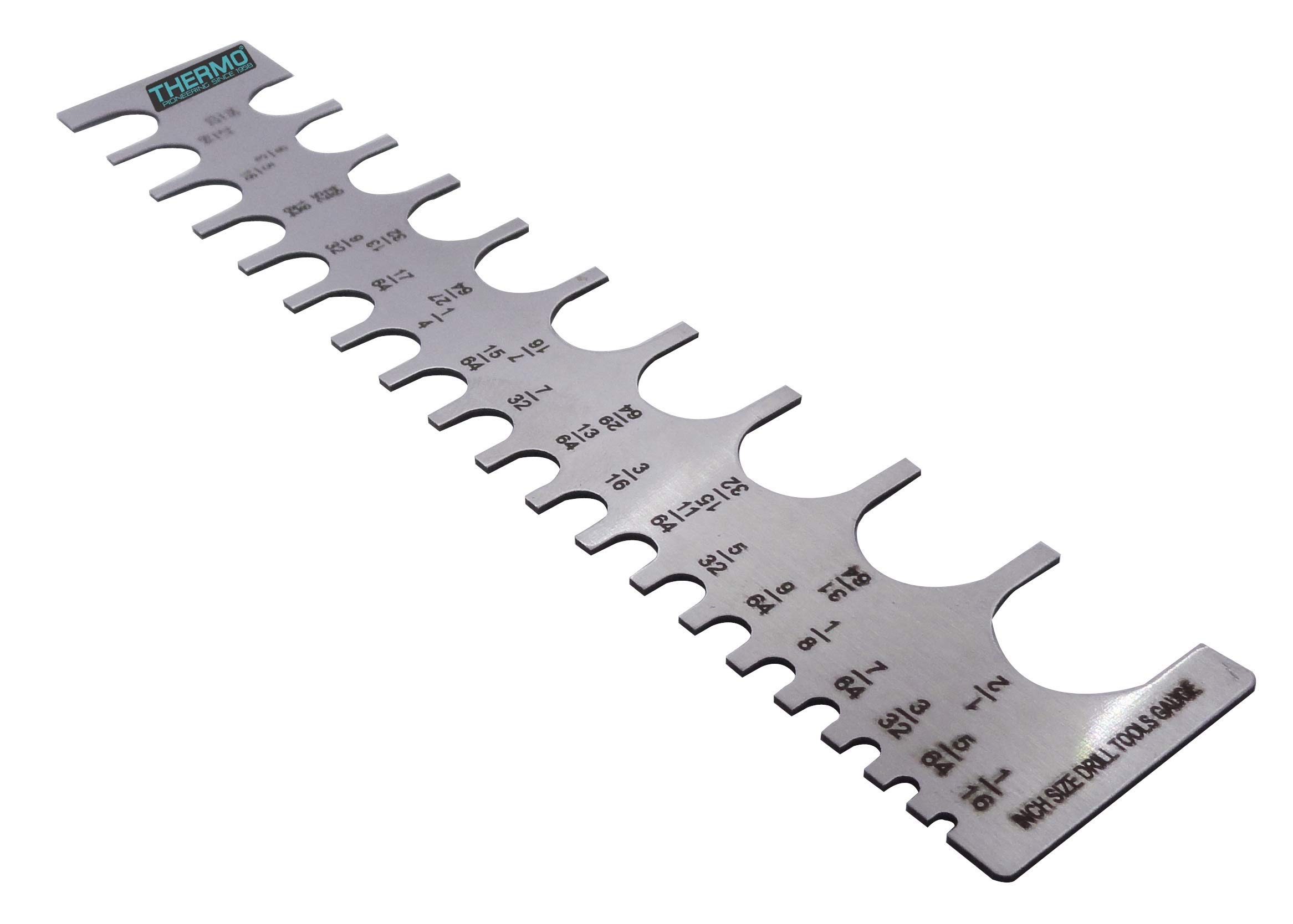 Thermo Scale Type Drill Gauge in Inch (14.5 cm Long & 2.6 cm Wide) Made of Stainless Steel-image-40