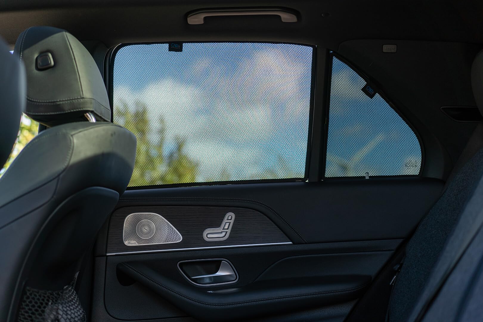CAR SHADES zestaw kompatybilny z Mercedes GLE (W167) 2019 - (8 sztuk) niestandardowe osłony przeciwsłoneczne do samochodów