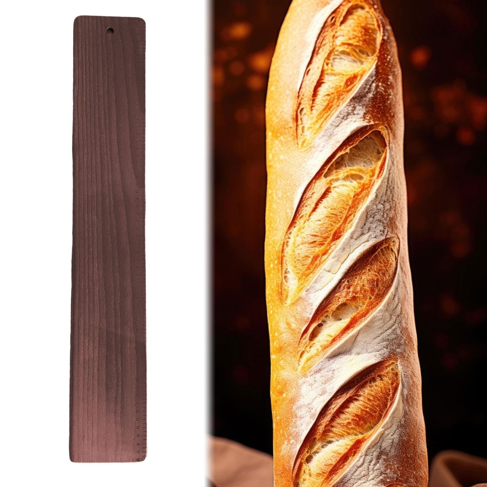 Baguettes-Transferbretter aus Holz, für französisches Brot, Gebäck, 58 x 10 cm, 5 Stück