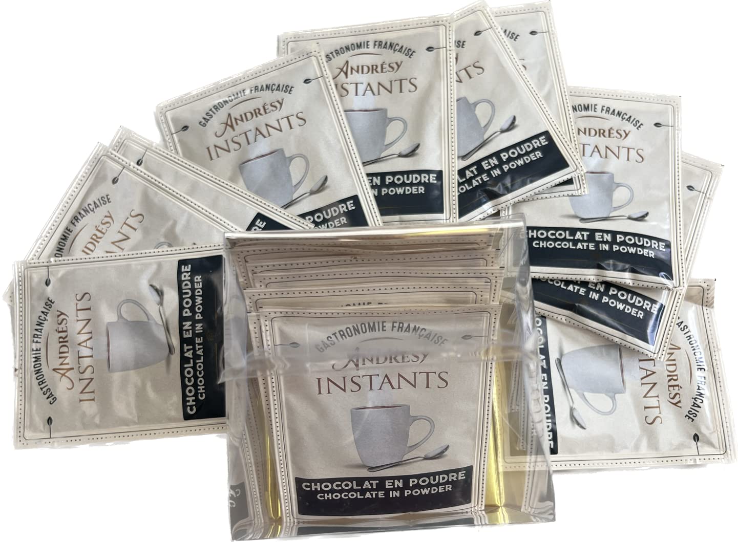 GASTRONOMIE FRANCAISE 10 Packs Hot chocolate packets in Gift Box - Award Winner Hot Chocolate imported from France