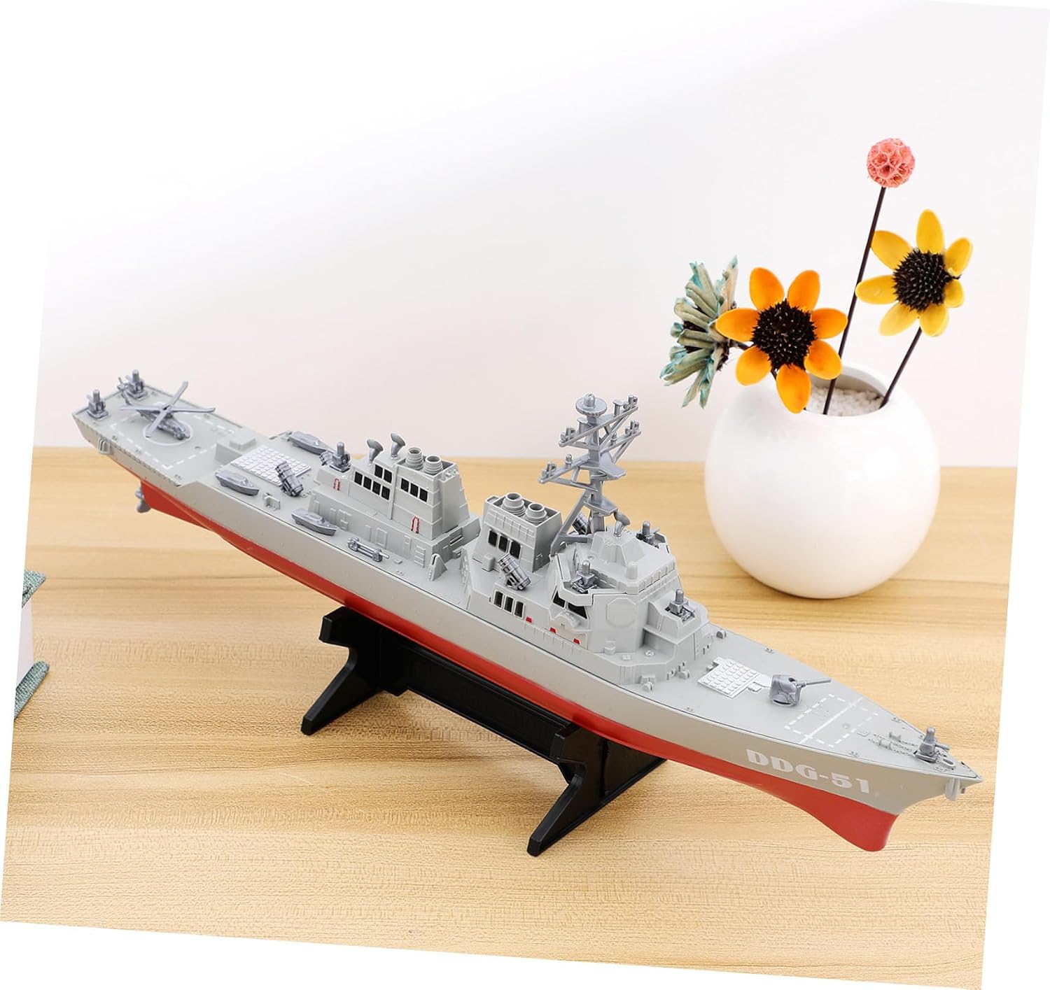Toddmomy Model Navy Model Warship Model Boy Warship Model Ships Boys Bedroom Decoration Plastic