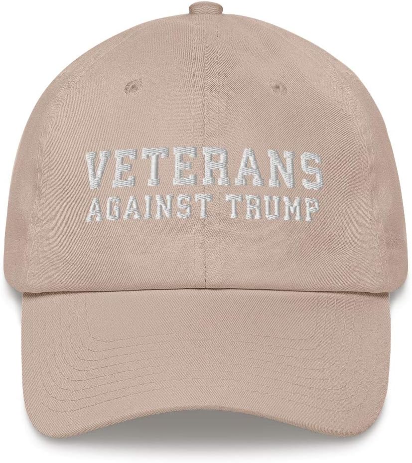 Veterans Against Trump Retro Flag Anti Trump Dump 45 2020 Baseball Hat
