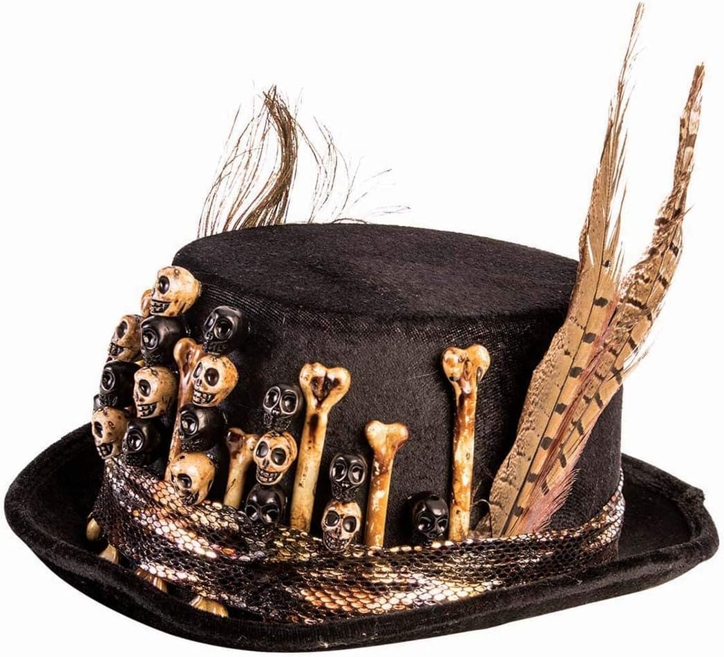 Rubies Voodoo Top Hat for Adults, Unisex No Size