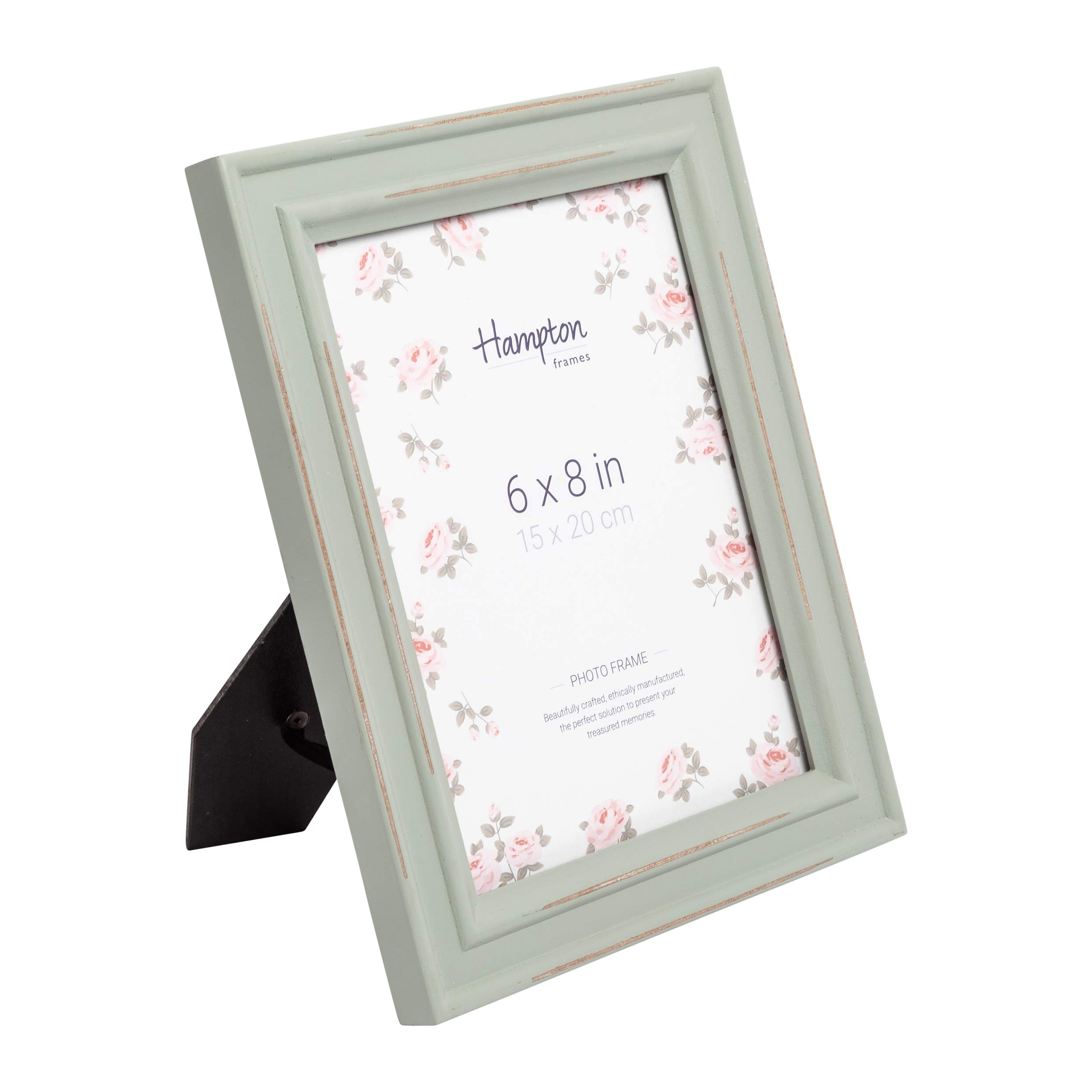 Hampton Frames cornice portafoto quadrata 15x15 cm verde salvia