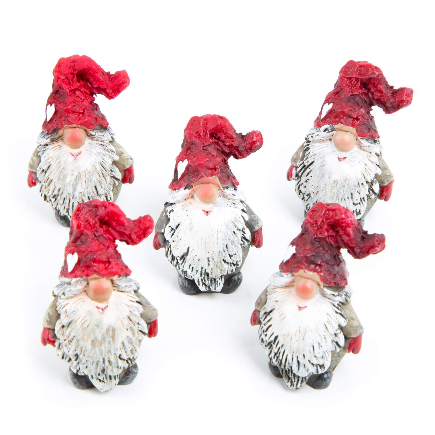 Logbuch-Verlag Lot de 10 mini cadeaux de Noël - Petite figurine de Père Noël avec carte - Père Noël miniature comme cadeau pour clients, employés, amis Logbuch-Verlag Lot de 10 mini cadeaux de Noël - Petite figurine de Père Noël avec carte - Père Noël miniature comme cadeau pour clients, employés, amis