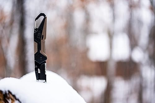 Miniatura 6 de Smith & Wesson M&P Repo - Cuchillo plegable asistido SS de alto carbono de 8 pulgadas con hoja Tanto de 3.2 pulgadas y mango de aluminio/sobremolde