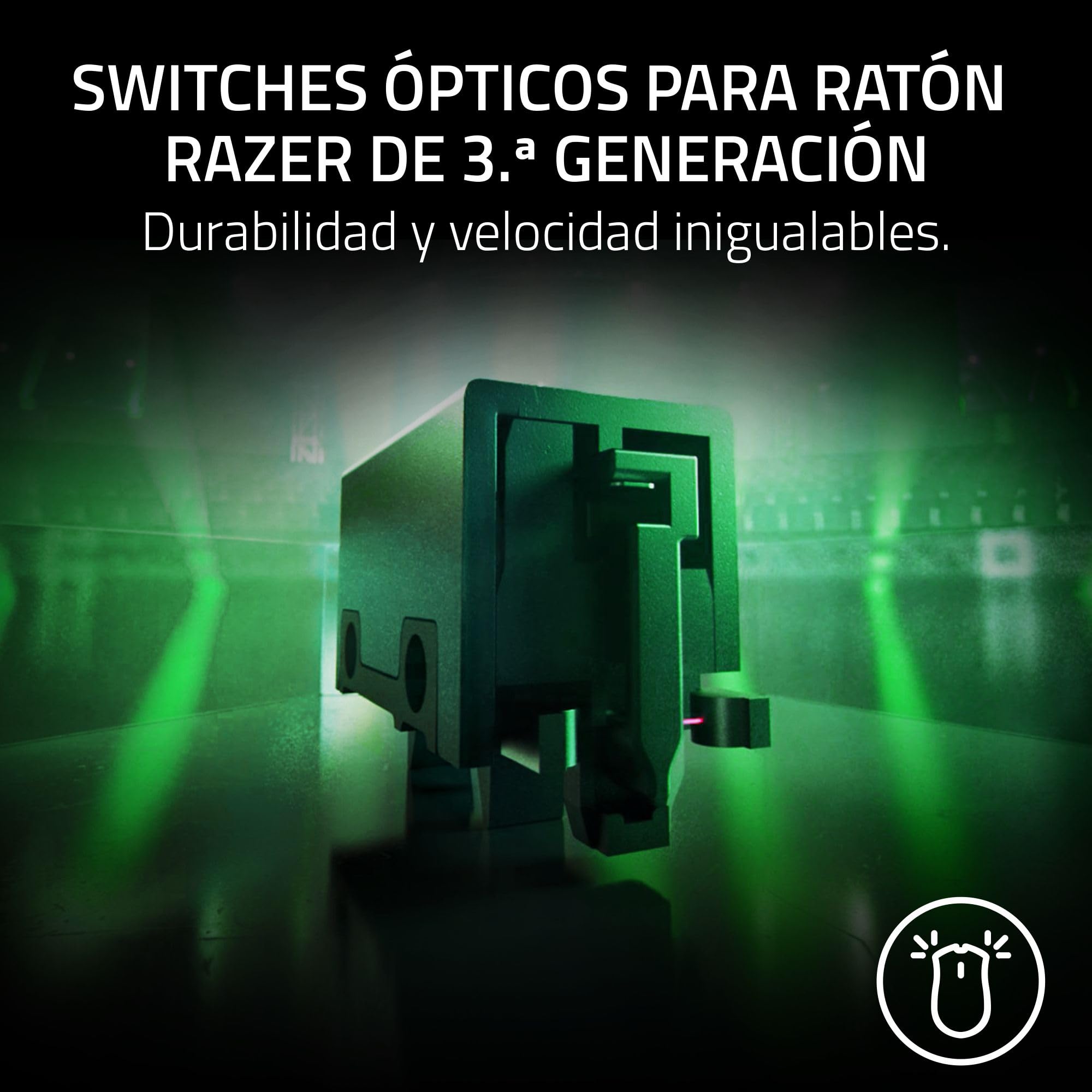 Razer Viper V3 Pro Counter-Strike 2 Dragon Lore - Ratón inalámbrico Ultraligero para Juegos Esports - 55g - HyperPolling 8K - Sensor 35K PPP - 2,4 GHz HyperSpeed - 95 Horas - PC/Mac | Dragon Lore