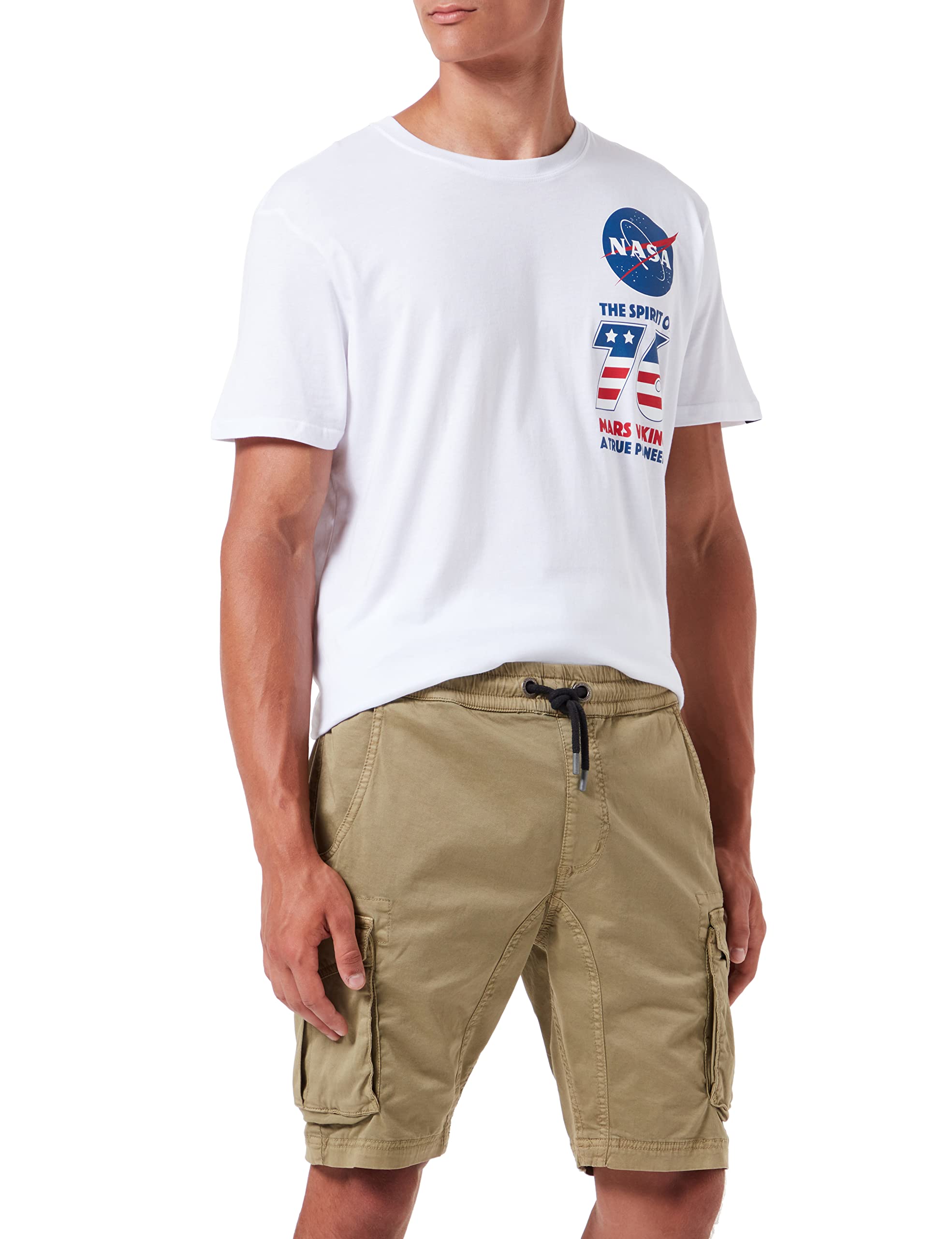ALPHA INDUSTRIES Cotton Twill Jogger Short - Shorty Mężczyźni