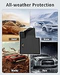 Floor Mats Custom Fit for 2016-2021 Tucson (Not Hybrid) / 2017-2022 Sportage, All Weather TPE Rubber Protection 1st and 2nd Row Anti-Slip Automotive Set Floor Liners for Tucson 2021 Accessories, Black