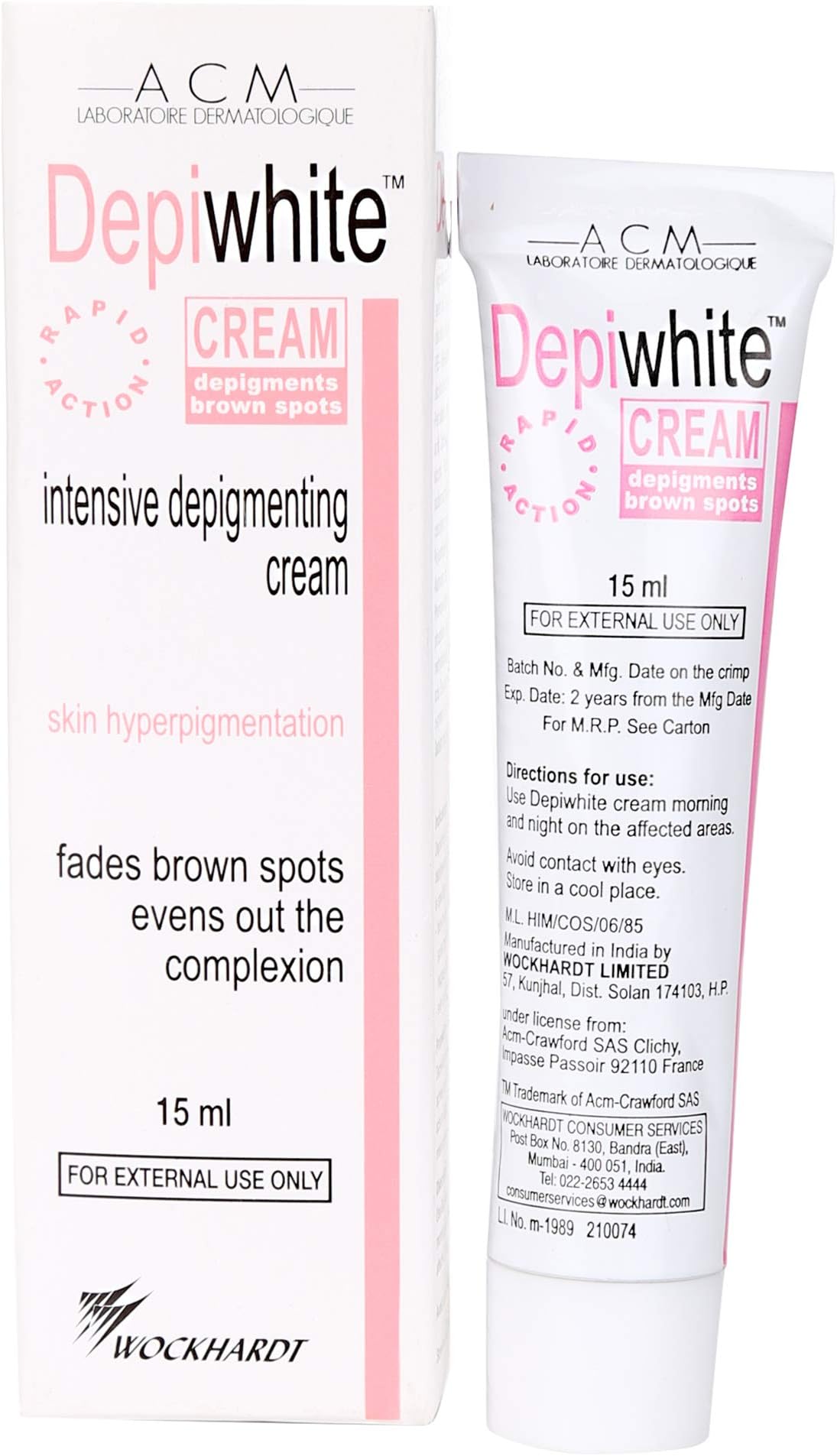 Wockhardt-ACM Depiwhite Cream 15 Ml