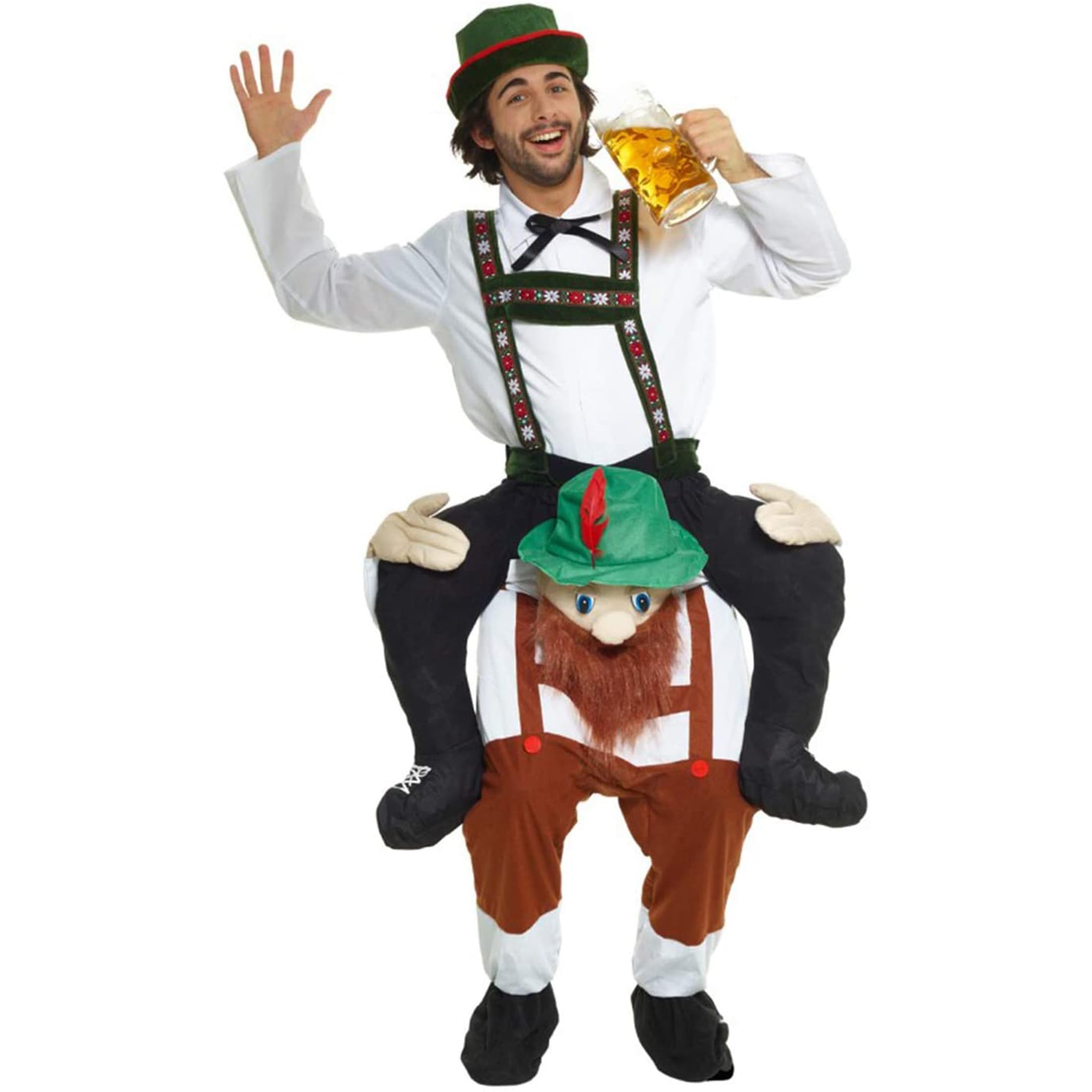 Morph Disfraz Oktoberfest Alemán, Traje Bávaro Piggyback, Disfraces para Fiestas y Halloween, Talla única