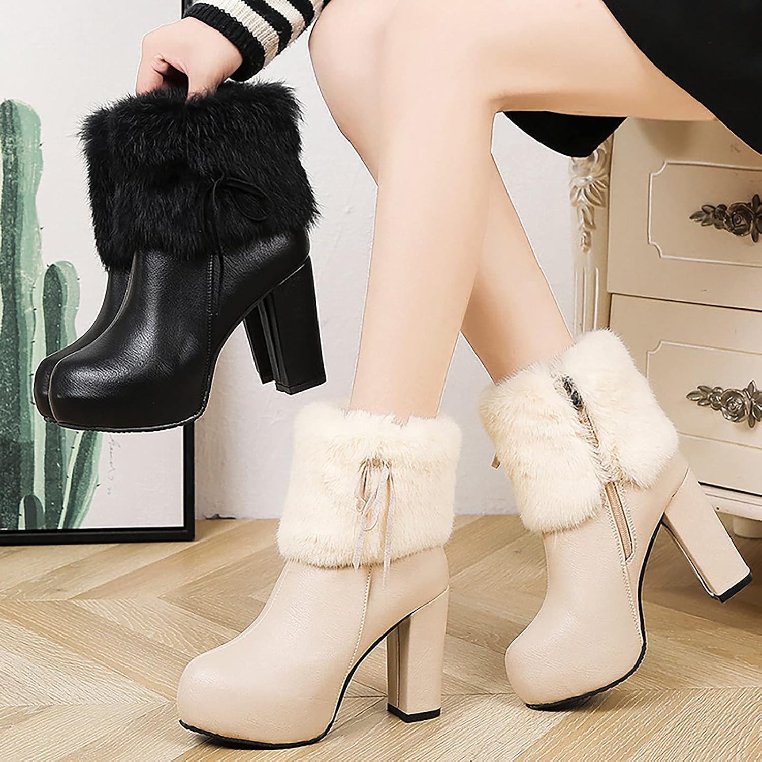 Sexy Fashion High Heel Boots Christmas 