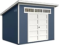 Handy Home Olympia 10x7.5 Wood Storage Shed Kit with Floor - 64" Double Doors, SmartSide Siding, Customizable