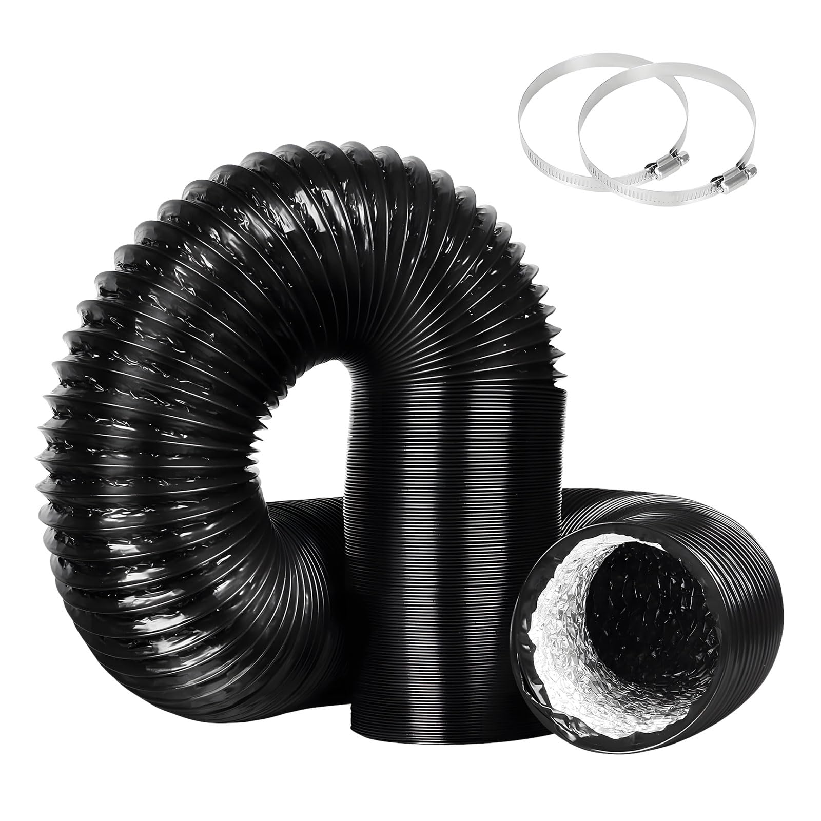 Buxuaaaa Of 1 4 Inch Diameter PVC Aluminum Composite Duct Ensuring Airflows for Various Vent Needs