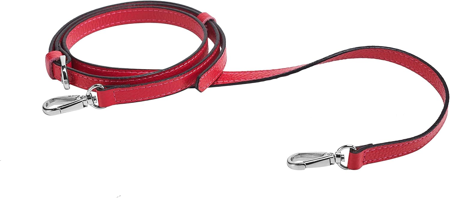 Full Grain Purse Strap Genuine Leather Replacement for Cross Body Bag Handbags