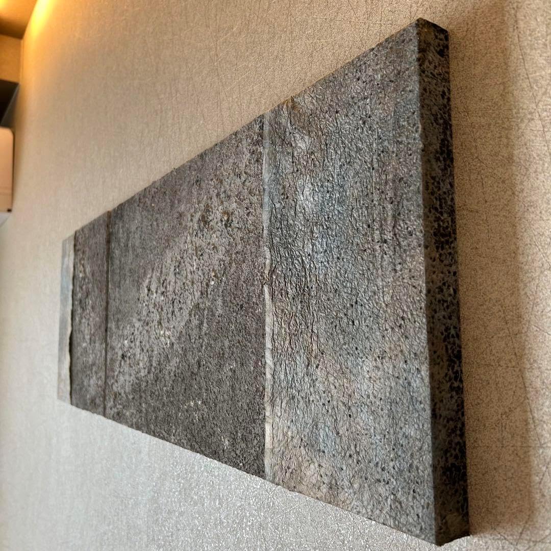 【和紙×漆喰】ファブリックパネル 2枚組 和モダン　アート インテリアボード 和紙×漆喰】 ファブリックパネル 2枚組 モダンアート インテリア