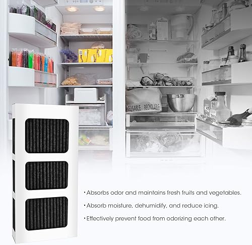 Miniatura 5 de GLACIER FRESH Filtro de aire de repuesto para refrigerador Frigidaire, compatible con PAULTRA2, Pureair Ultra 2, Pure Air Ultra 2, Pureair Ultra ii,