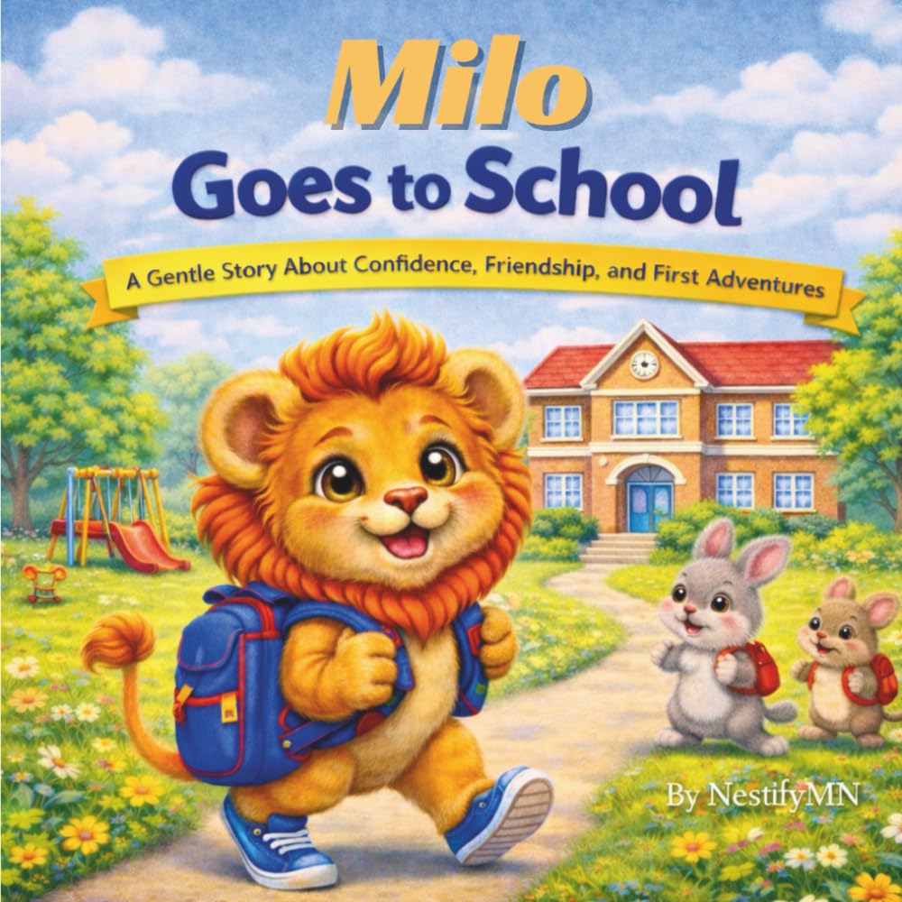 Milo Goes to School: A Gentle Story About Confidence, Friendship, and First Adventures (Milo Emotional Skills Series)