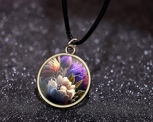 Miniatura 4 de Shapenty Colgantes de molde hueco de bisel abierto de metal, marco redondo en blanco, dijes huecos para proyectos de manualidades de resina,