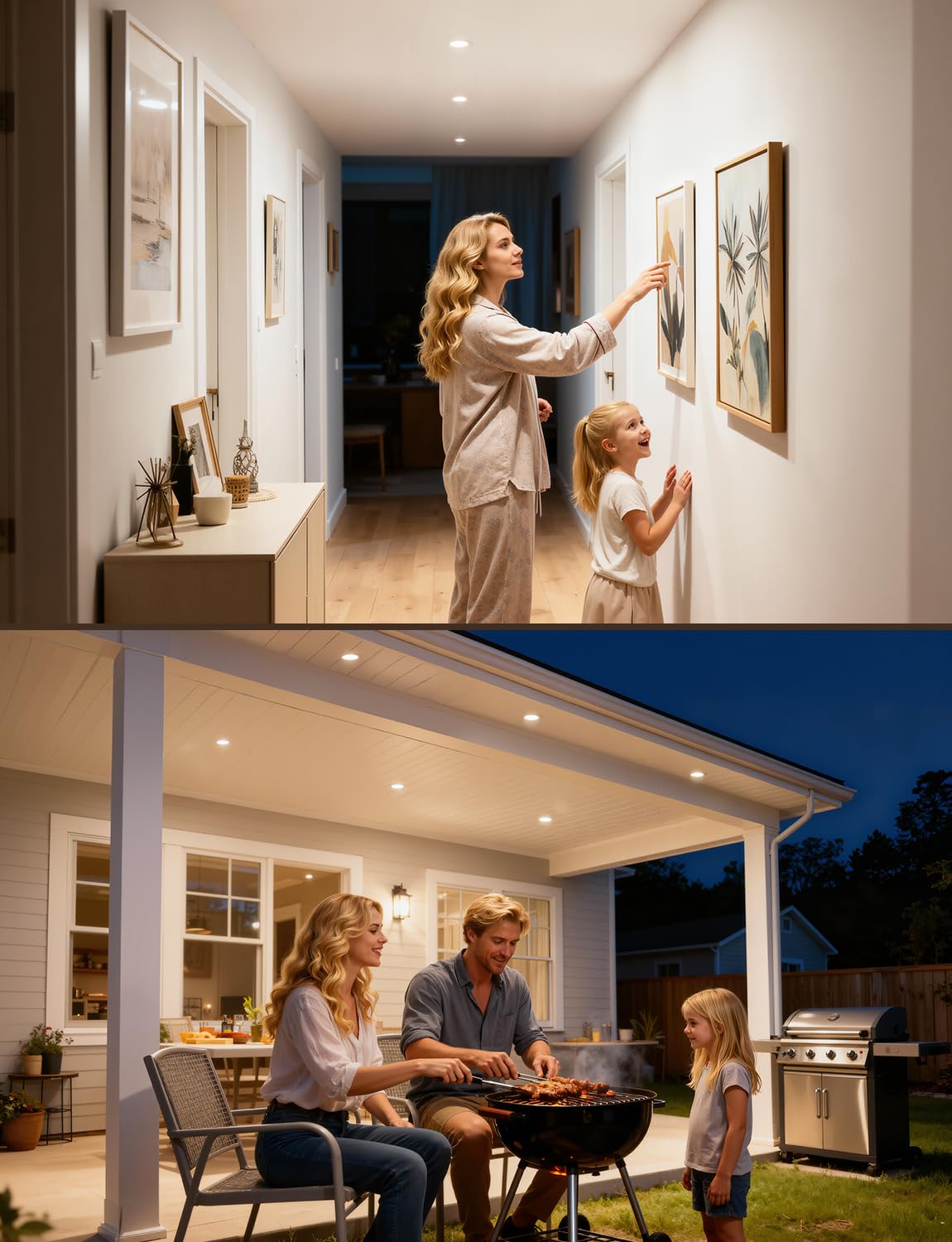 HOMEOW 20er Set LED Einbaustrahler 230V Dimmbar 68-80mm Lochmaß 5W Warmweiß Neutralweiß Kaltweiß IP44