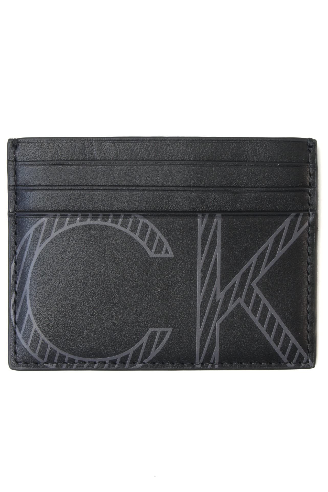 Calvin Klein Men's Black Mono 'Xl Mono' Cardholder Wallet (Black Mono) (Black Mono)