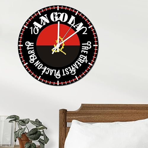 Miniatura 10 de ArogGeld Reloj de pared de PVC con bandera de Honduras, el mejor lugar en la tierra, reloj de pared redondo para amantes de Honduras, 10 pulgadas,