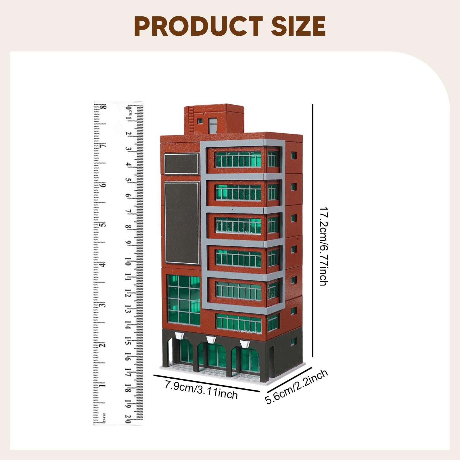 Amazon.co.jp: predolo 都市建物モデル、ミニチュアシーンモデル、1