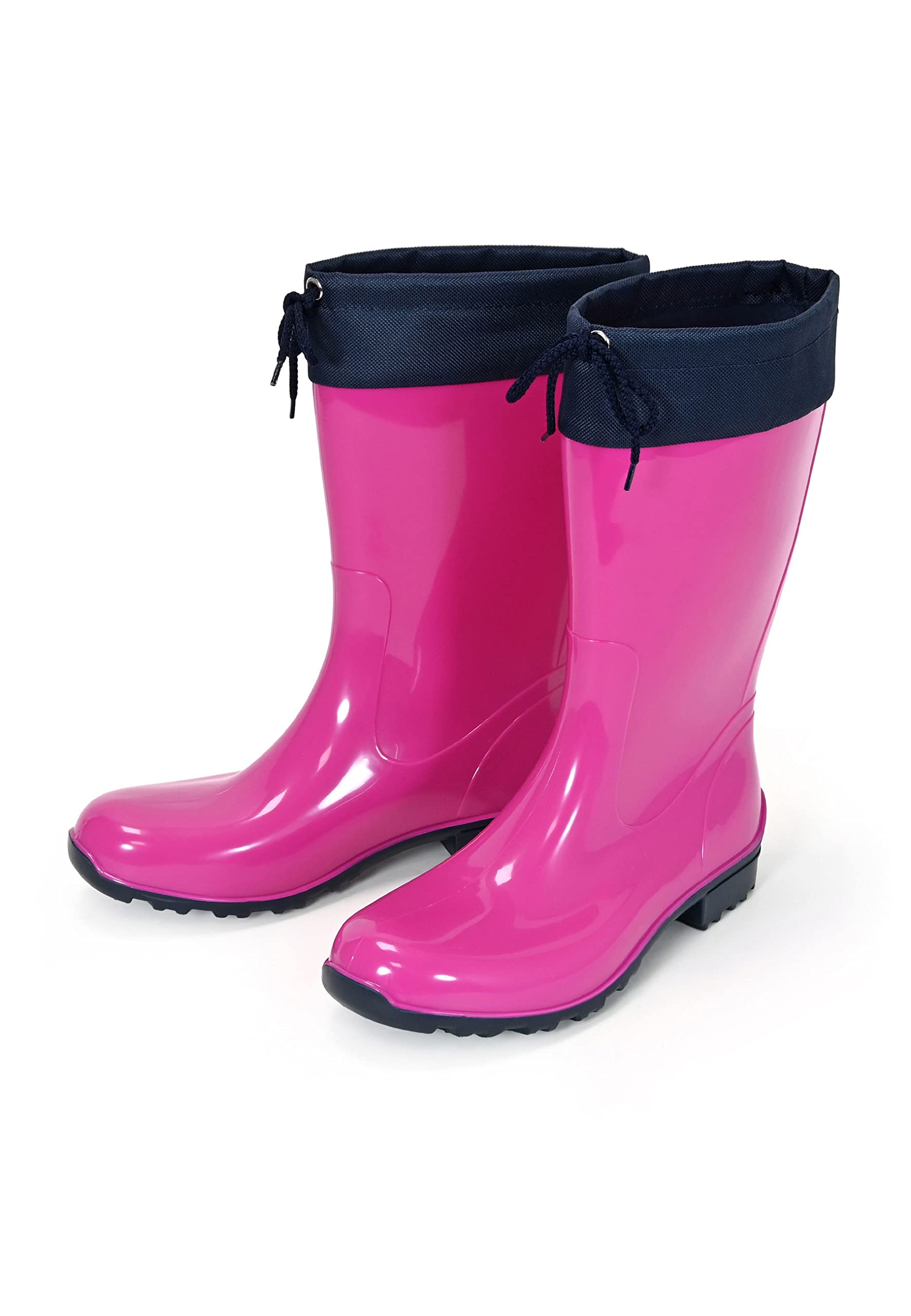 Regenliebe Botas Wellington de FieselRAIN para mujer, botas de lluvia, eje largo