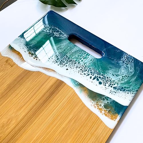 Miniatura 7 de Juego de 12 tablas de cortar de bambú al por mayor a granel, finas bandejas de madera en blanco de 12 x 9 pulgadas para aperitivos, queso,