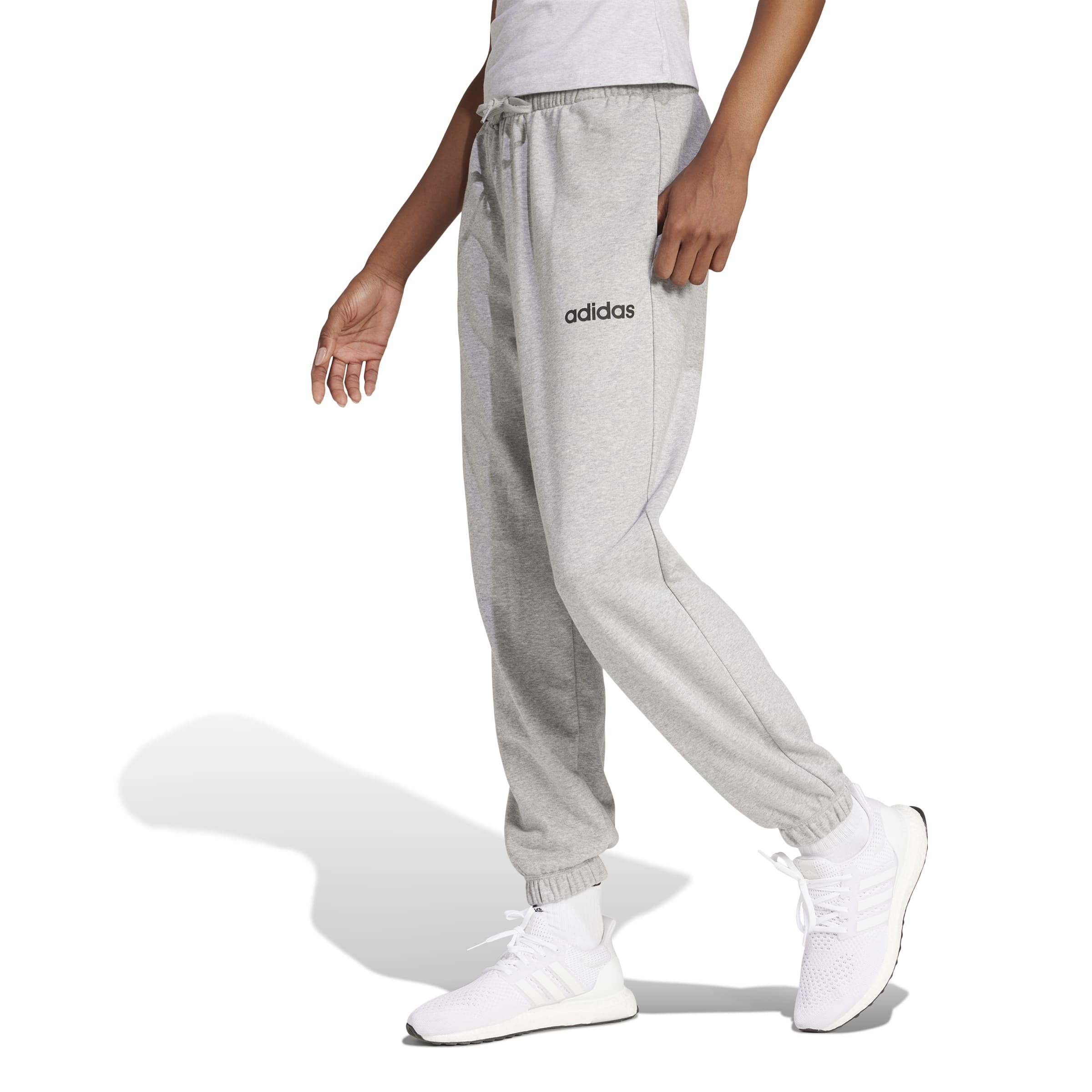 adidas Essentials Linear French Terry Cuffed Pants - Spodnie golfowe Kobiety
