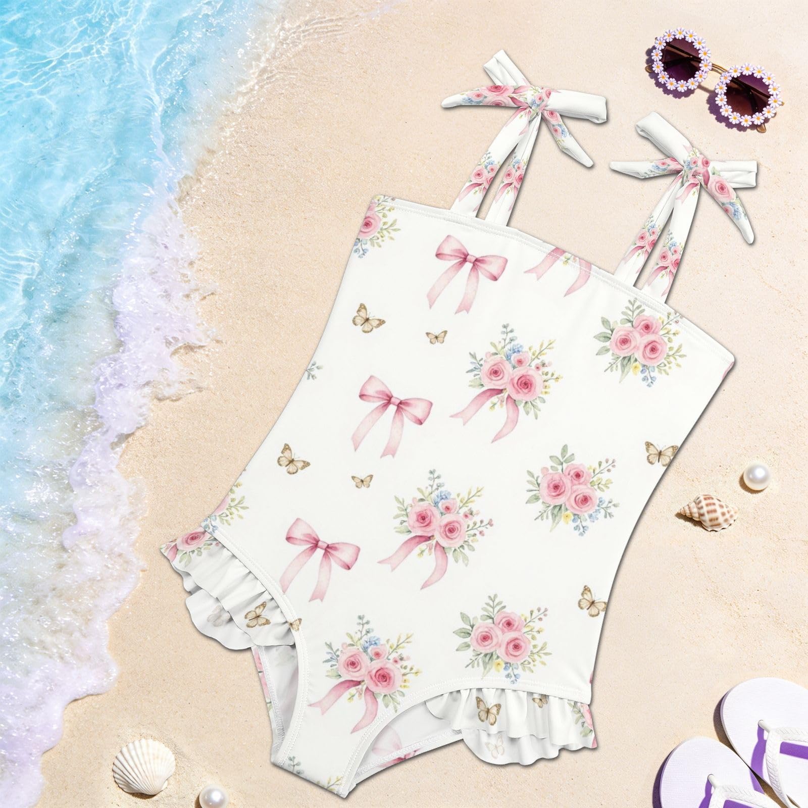 FRODOTGV Costume da bagno intero per ragazze, ad asciugatura rapida, per piscina, spiaggia, surf, per bambini