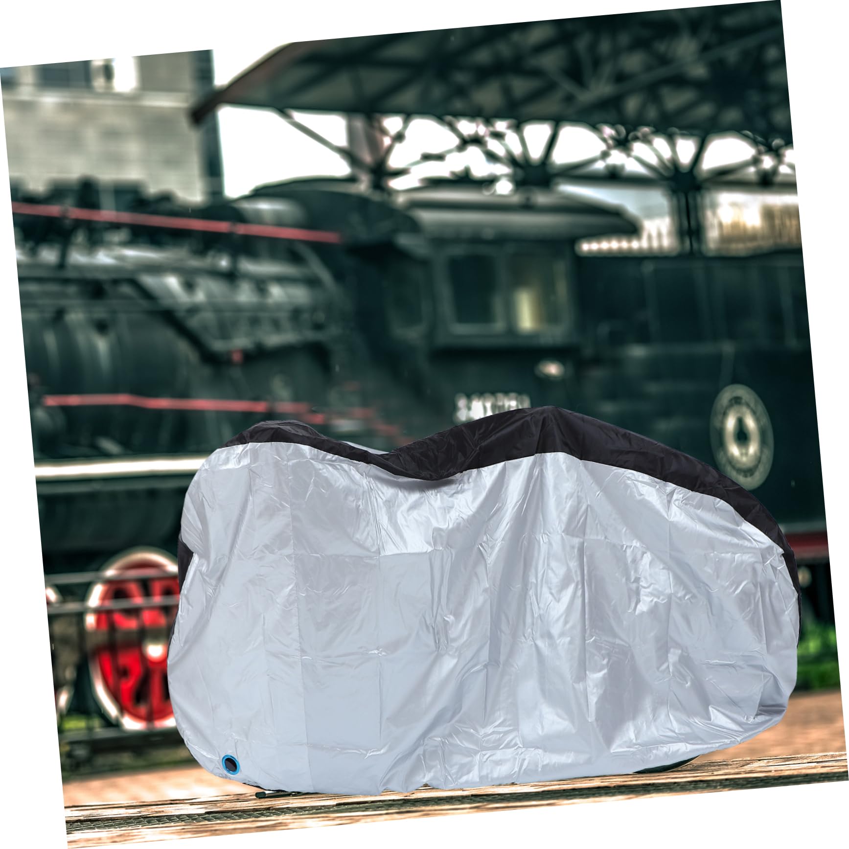 KOMBIUDA Fahrradabdeckung Käfig Gel Zahnstangenwagen Anhängerkupplungsträger Wasserdichter Roller Bike Protect fahradabdeckungen Fahrrad garagen Zyklusversorgung Zyklus Fall 210d-Polyester