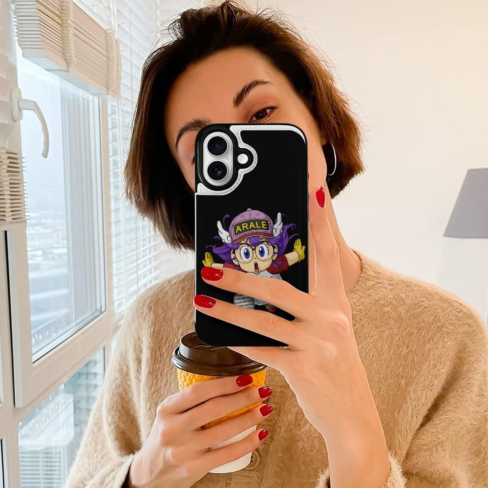 Amazon.co.jp: iPhone 16 ケース 手帳型 アラレちゃん アニメ 全機種