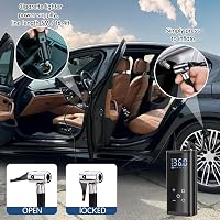 YUGUANG 150 PSI Hordozható Elektromos Légpumpa 6000mAh USB-C Kerékpár Autó Motor 7