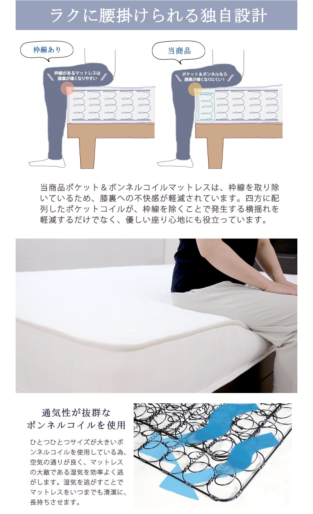 未使用訳あり　真空圧縮ロールでお届け 　匠モデルマットレス　セミダブル　ブラック 未使用訳あり 真空圧縮ロールでお届け 匠モデルマットレス