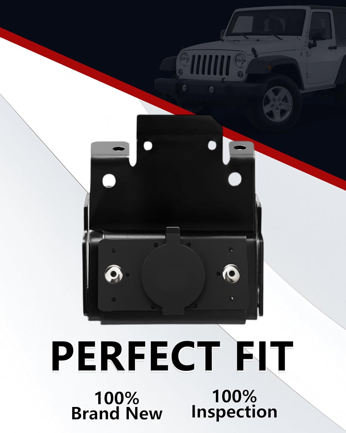 Car Hood Lock with Key Compatible with 2007-2018 Jeep Wrangler JK