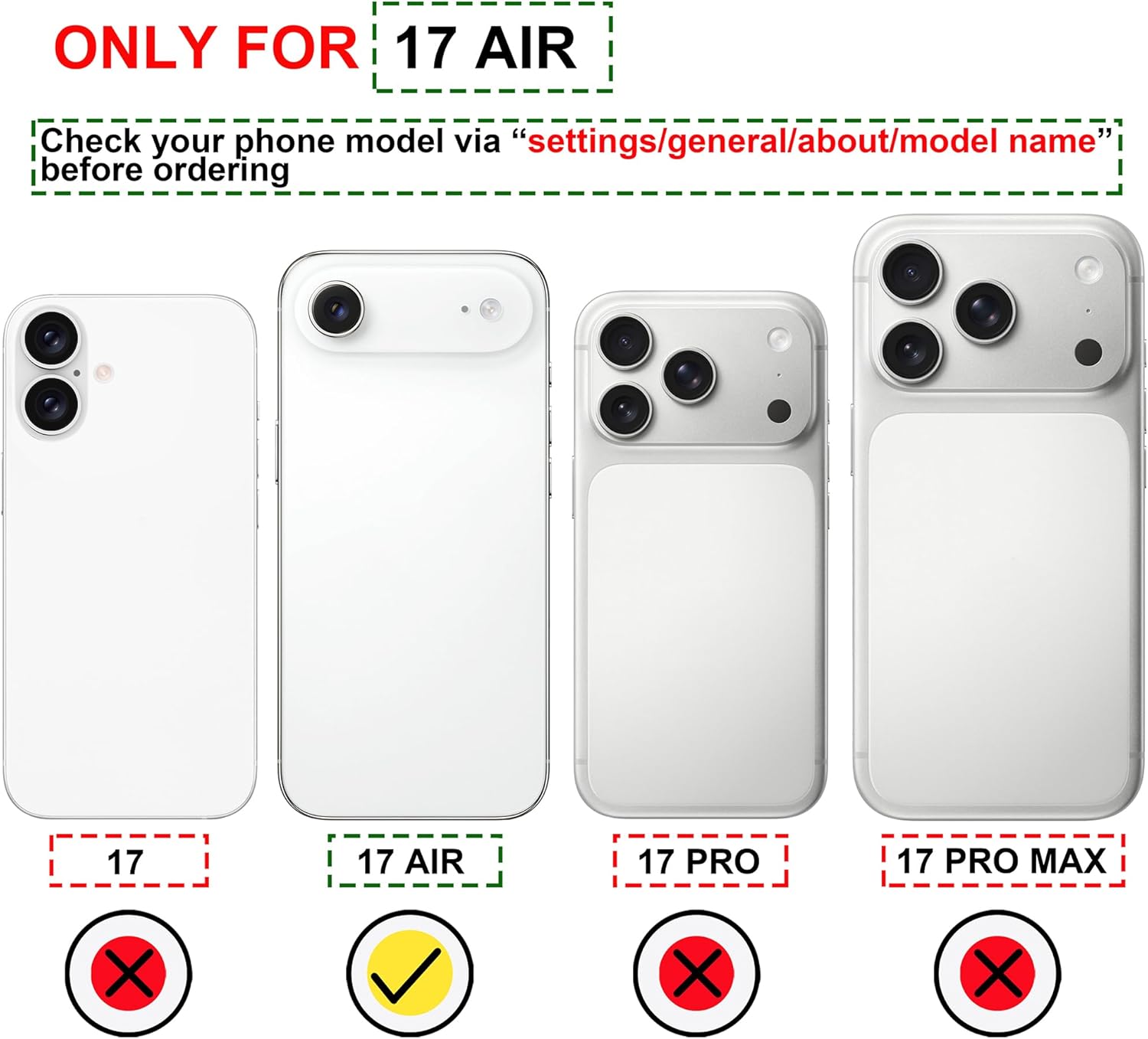 Compatible with iPhone 17 Air Case with Card Holder Cute Shockproof Drop Protection Phone Wallet Slot Cover Cases for Women - Pink Paws Dog Craws - Image 2