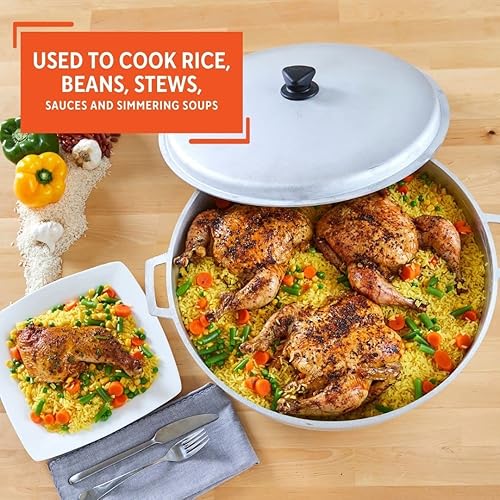 Miniatura 9 de IMUSA USA GAU-80560 - Mini caldero colombiano tradicional horno holandés para cocinar y servir con capacidad para 07 qt