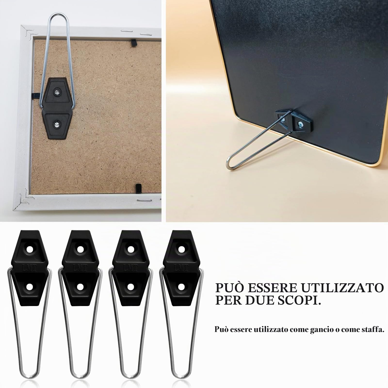 UNICRAFTALE 10 Staffe A L Per Sfondo Fotografico – 65x65x13mm, Supporto Regolabile Per Gioielli, Trucco E Set Di Prodotti