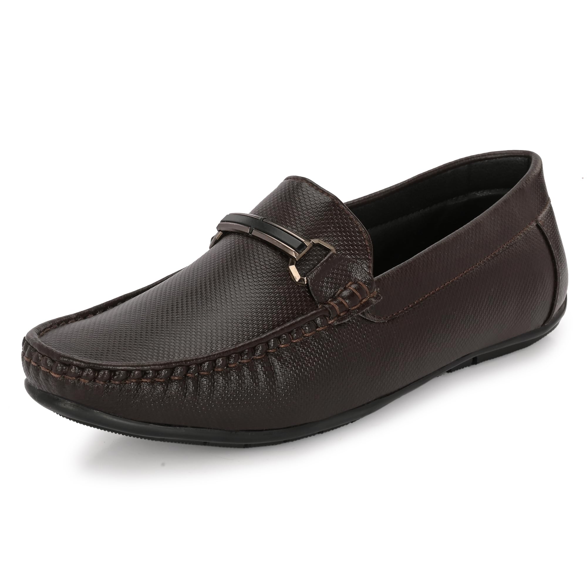 Loafer for Men | Stylish & Comfortable with Soft Cushioned Insole | Hand-Stitched Design for Trendy (6542)
