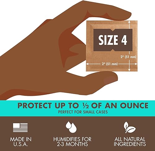 Miniatura 10 de Boveda Paquetes de 62 humidor - Paquetes de control de humedad de 2 vías - Tamaño 67 1 unidad - Accesorios para humidor - Paquetes de humedad -