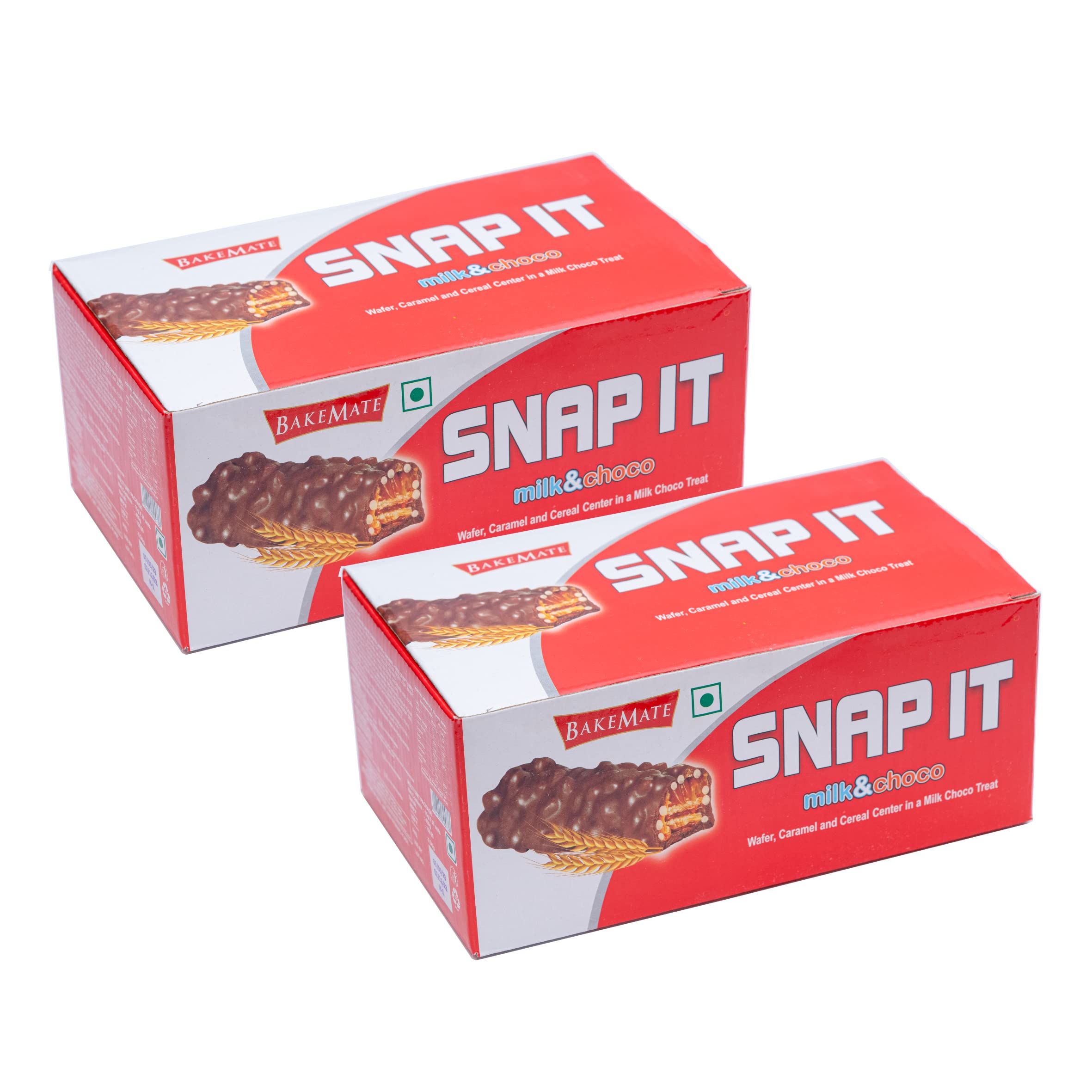 BAKEMATE Snap It Milk & Choco Pack of 2