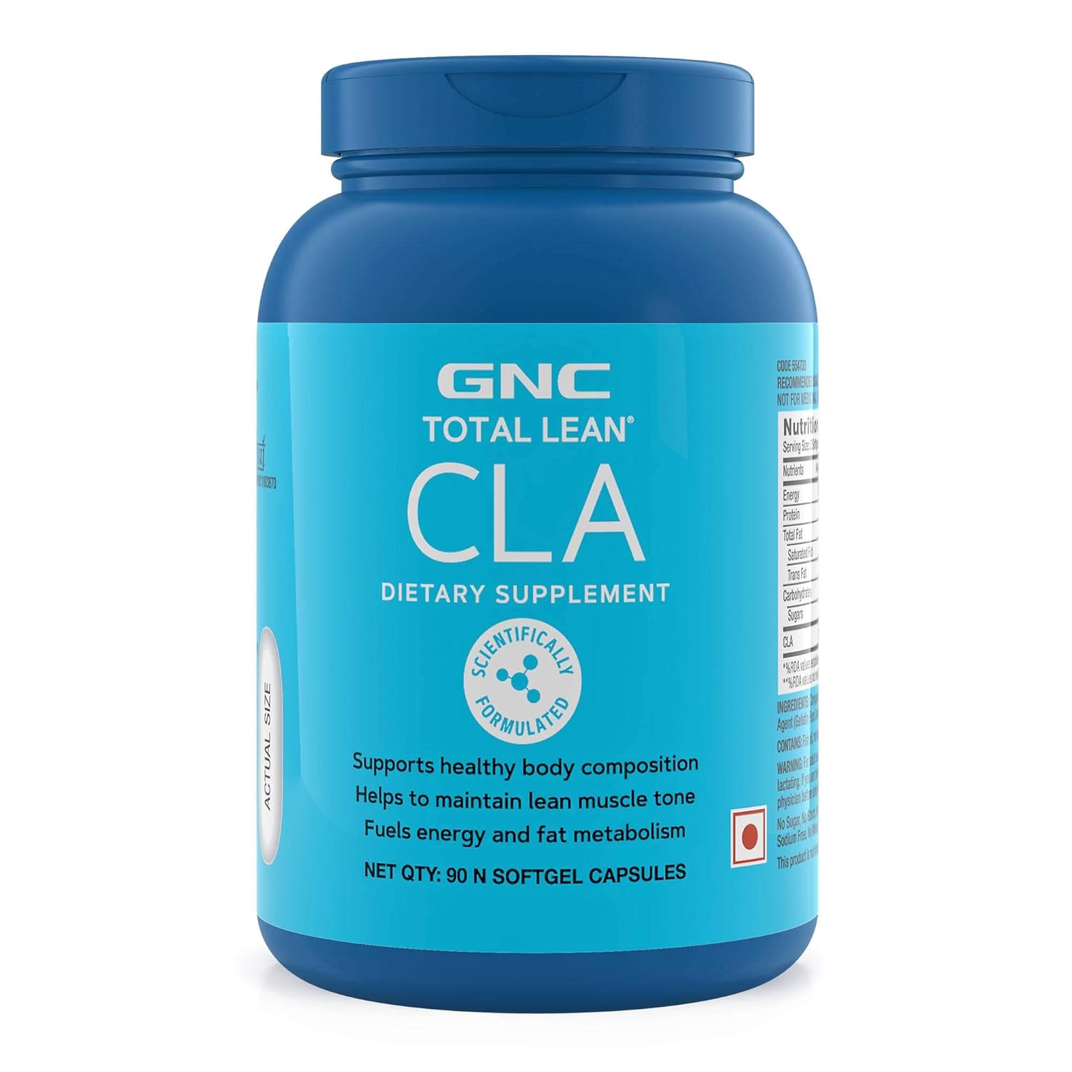 GNC Total Lean CLA 90 Softgel Capsules Amazon.in Health & Personal